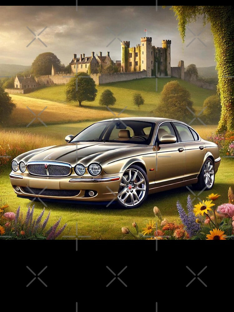2004 Jaguar XJ8 in Gold with Castle Elegance by Meta2Physical