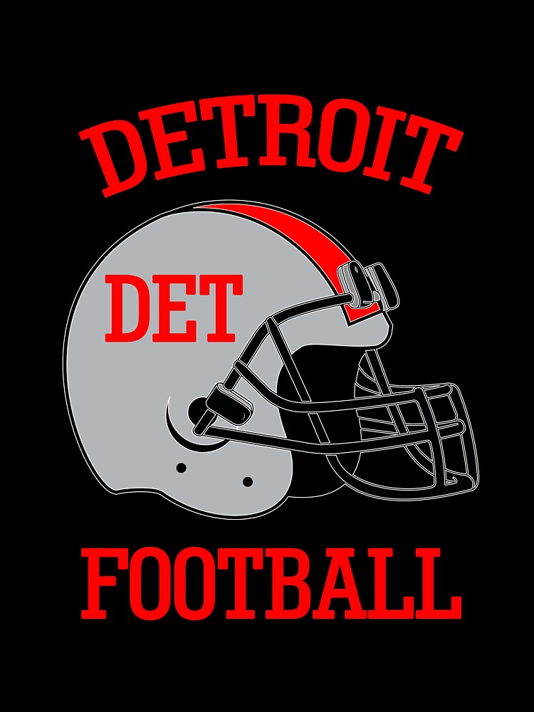 Detroit Football T-Shirt for Men and Women by AllStarMerch