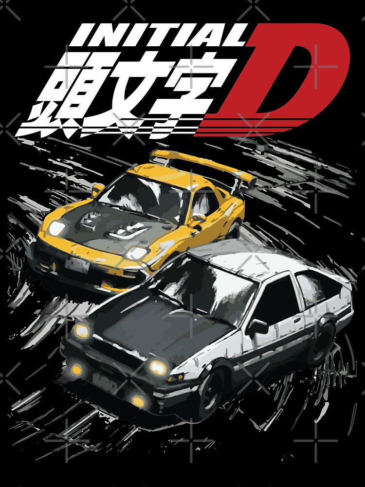 Mountain Drift Racing Initial D Tandems AE86 vs FD rx-7 by cowtownCOWBOY
