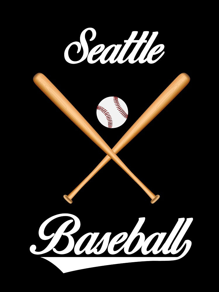 Seattle Baseball T-Shirt for Men and Women by AllStarMerch