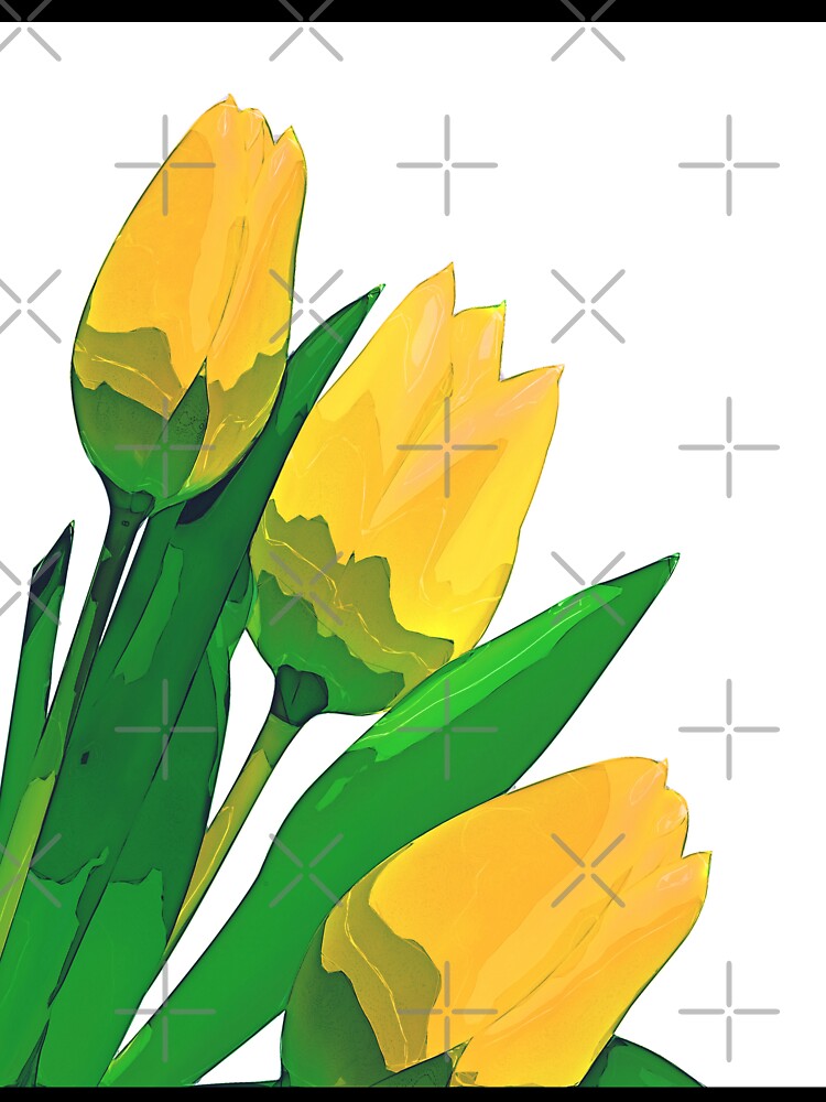 Yellow Tulips color by artdragongift 15