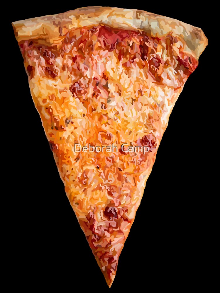 Plain Pizza Cheese Slice by Deborah Camp