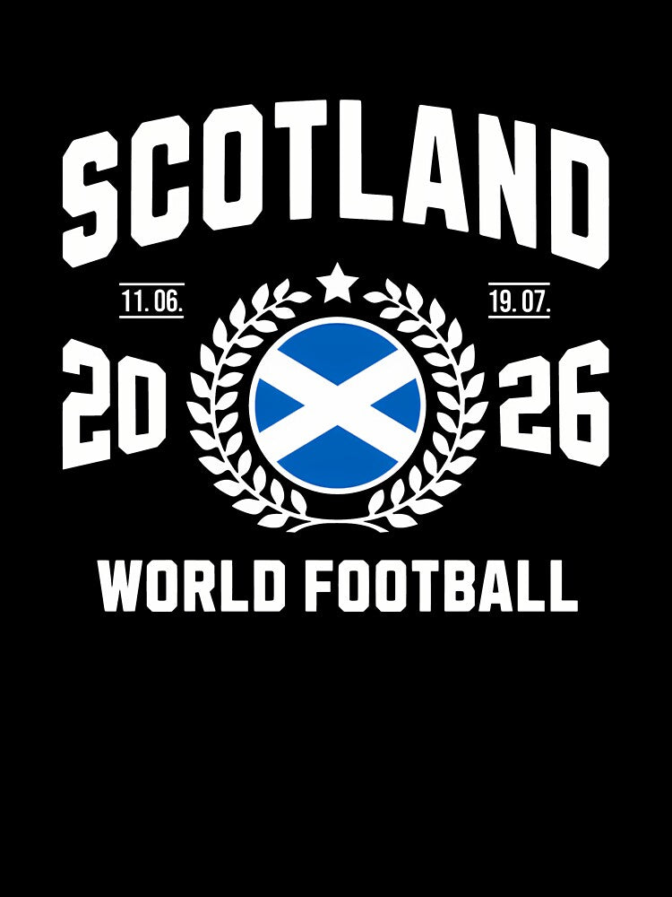 Scotland Football Supporter 2026 Badge Design T-Shirt_83900310 by MigueldeO5