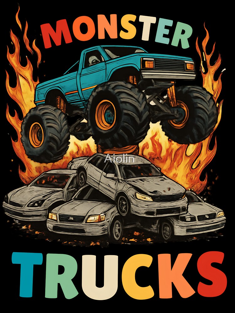 Monster Trucks are my jam by Aiolin
