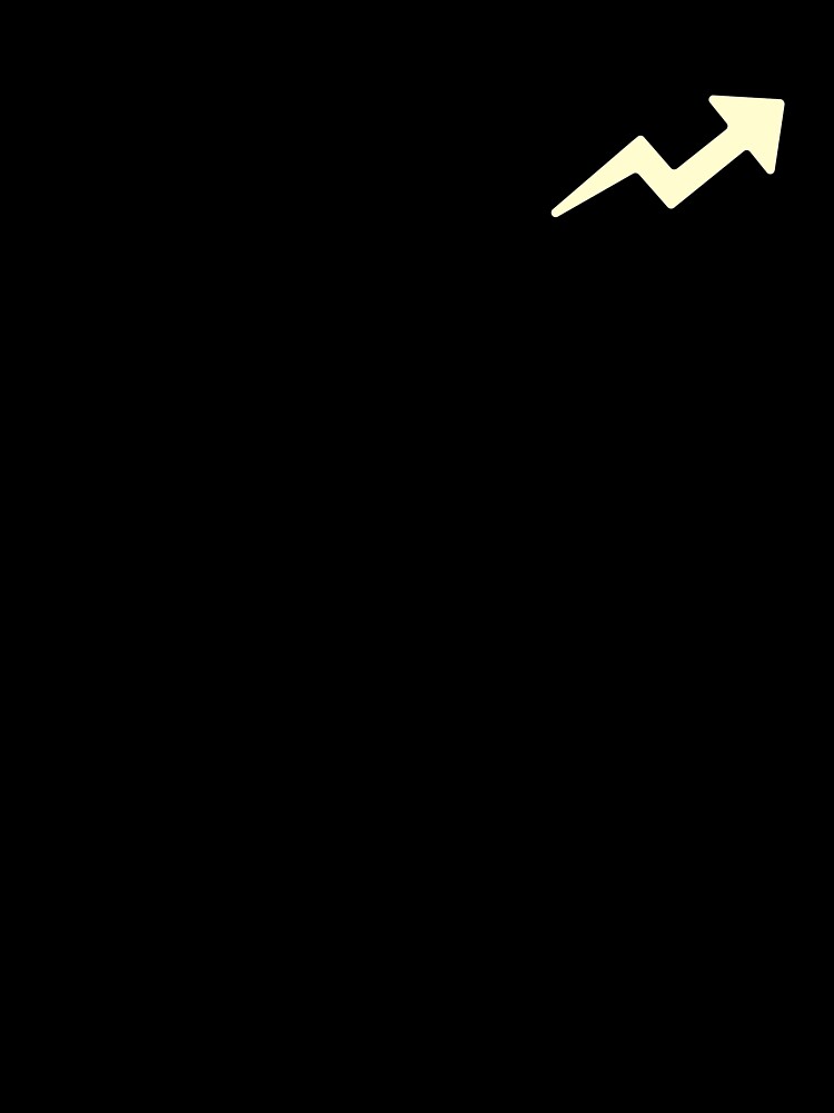 TRENDING UP ARROW (CREAM) by Top10Designs