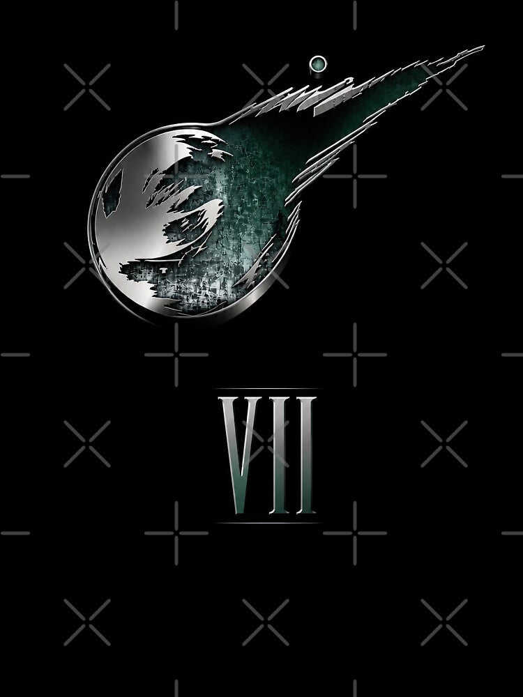 Minimalist Final Fantasy VII meteor logo by Jerhus
