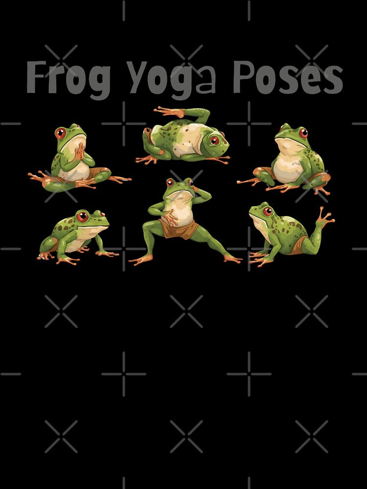 Frog Yoga Poses by PeacockShop2