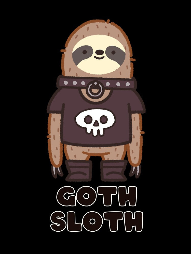Goth Sloth by DocHackenbush
