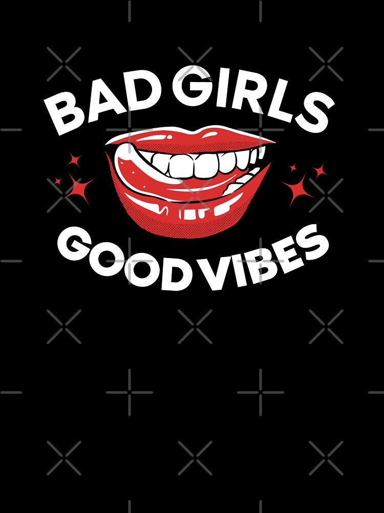 Bad girls good vibes sexy red lips licking tongue by portrait4you