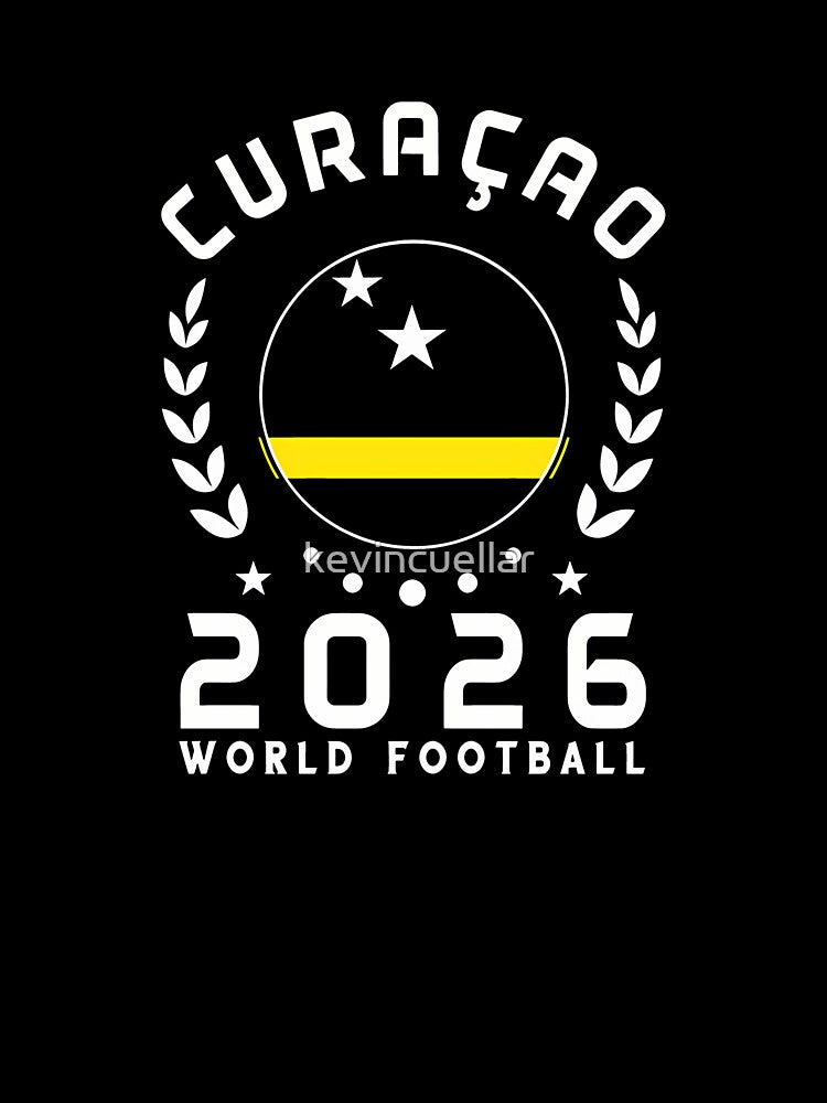 World Cup 2026 Curacao Football Fan Curacaoan Supporter T-Shirt_85310550 by kevincuellar