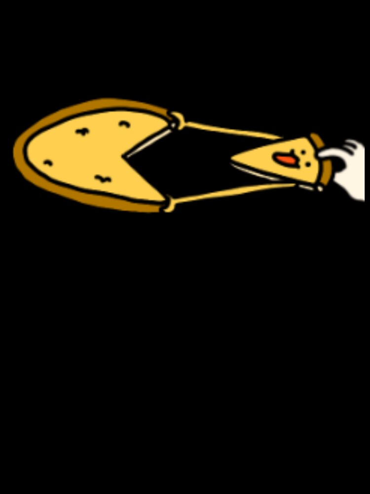 Cute Pizza Character – Funny Cheese Stretch Pizza Cartoon by kpeco