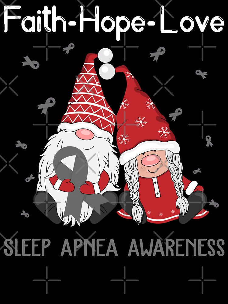 Faith Hope Love Sleep Apnea Awareness by Sabfit
