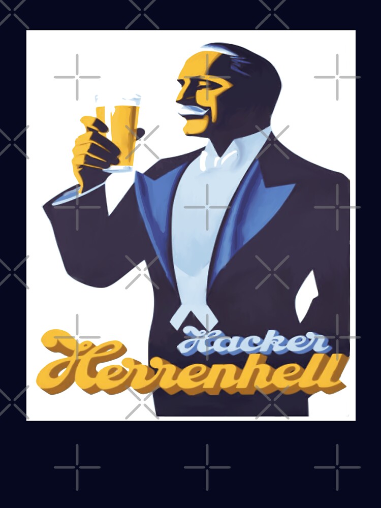 Reproduction of a Mid century vintage beer publicity panel by RickTellon