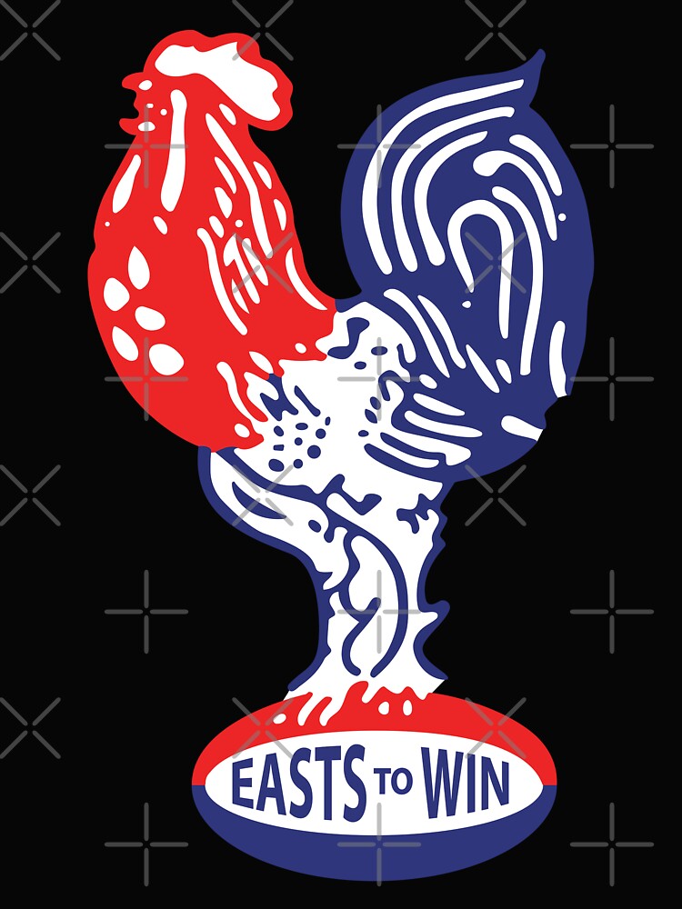 Vintage Sydney Rugby Rooster Art by Easts-RLFC