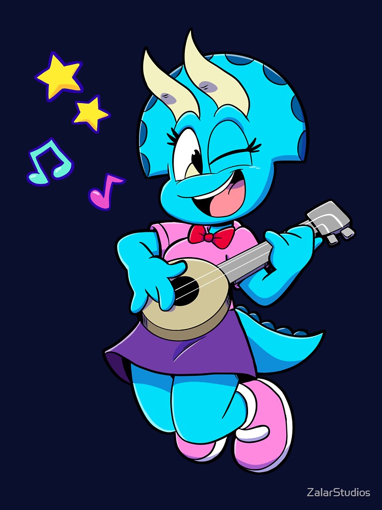 Trixie the musical Triceratops by ZalarStudios