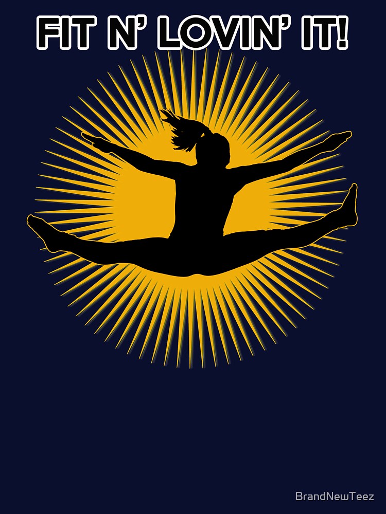 EXERCISE SHIRTS FOR WOMEN! AEROBIC FITNESS T-SHIRT by BrandNewTeez