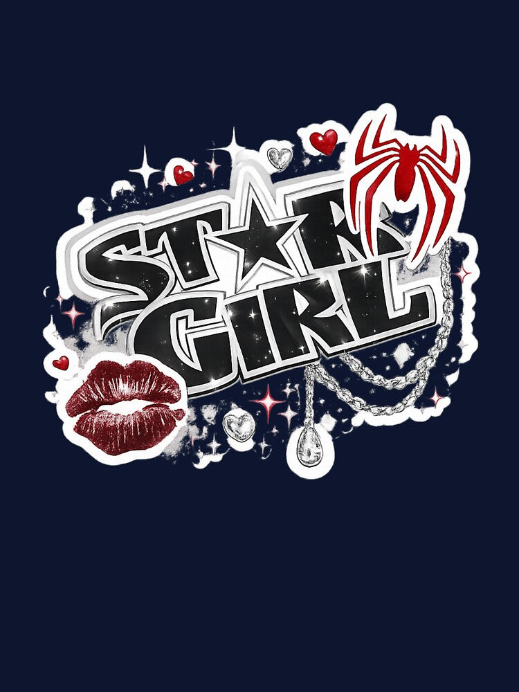 Star Girl – Y2K Aesthetic Glitter Girl Power Design by Aura.Creative