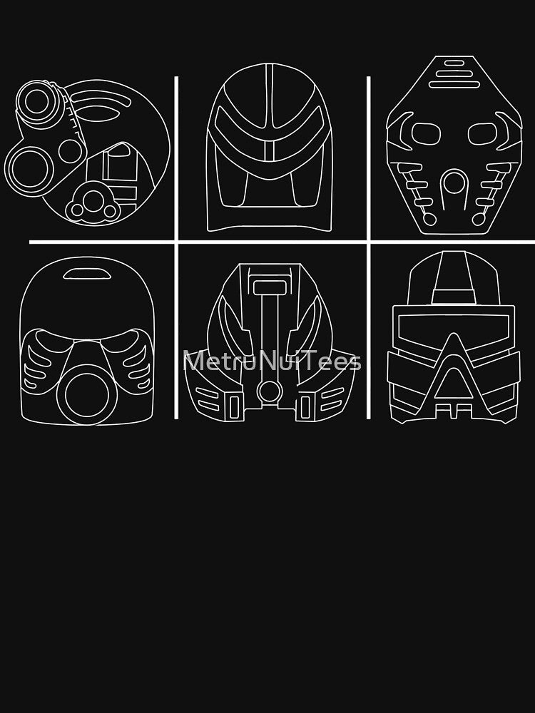 Bionicle Great Masks of Power by MetruNuiTees