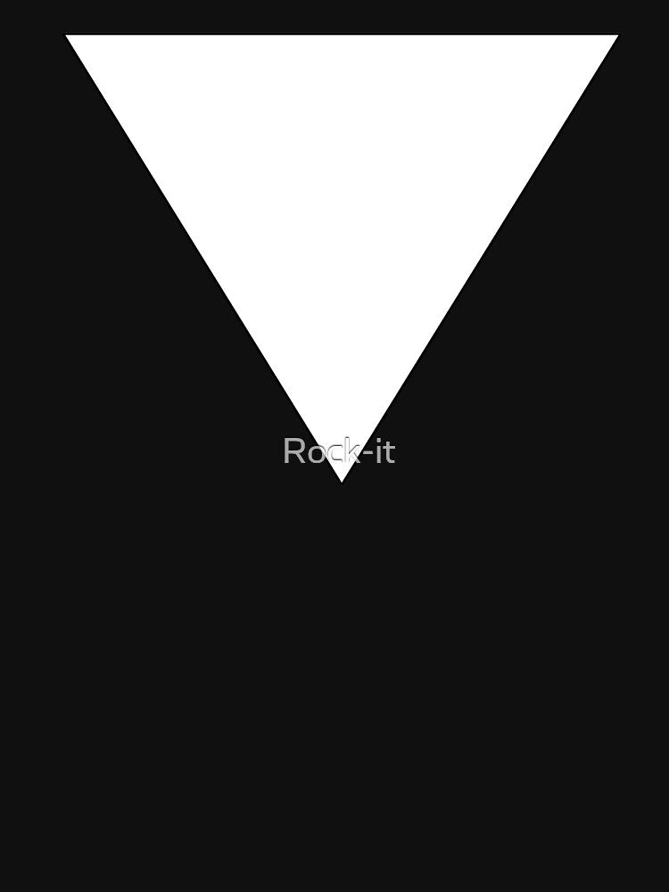 INVERTED WHITE TRIANGLE by Rock-it
