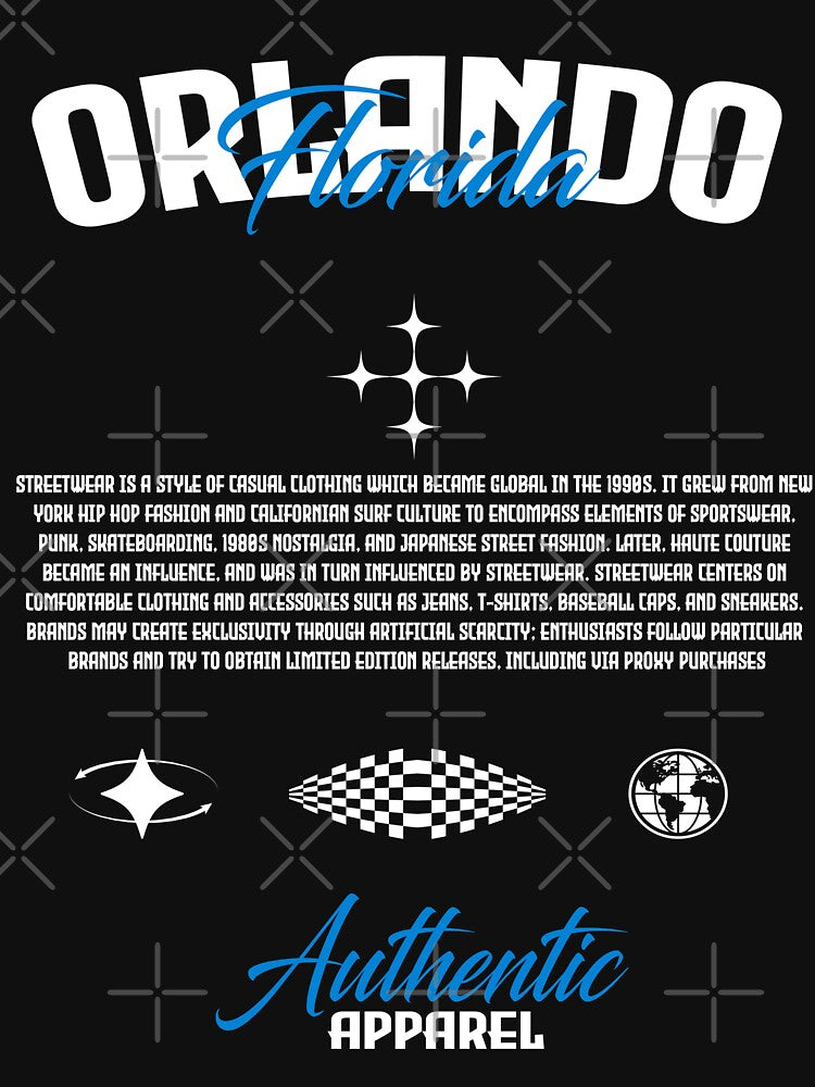 Orlando Florida Streetwear by NF Designs Studio DTF