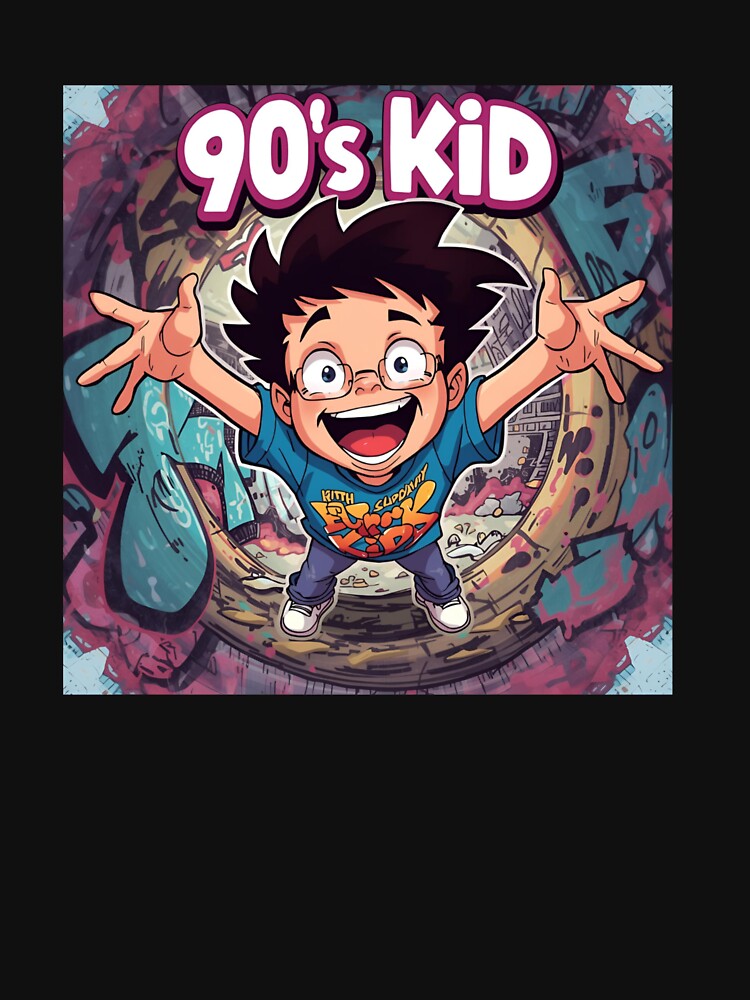 “90’s Kid Nostalgia T-Shirt – Retro 90s Style Tee” by rsuniquestyle