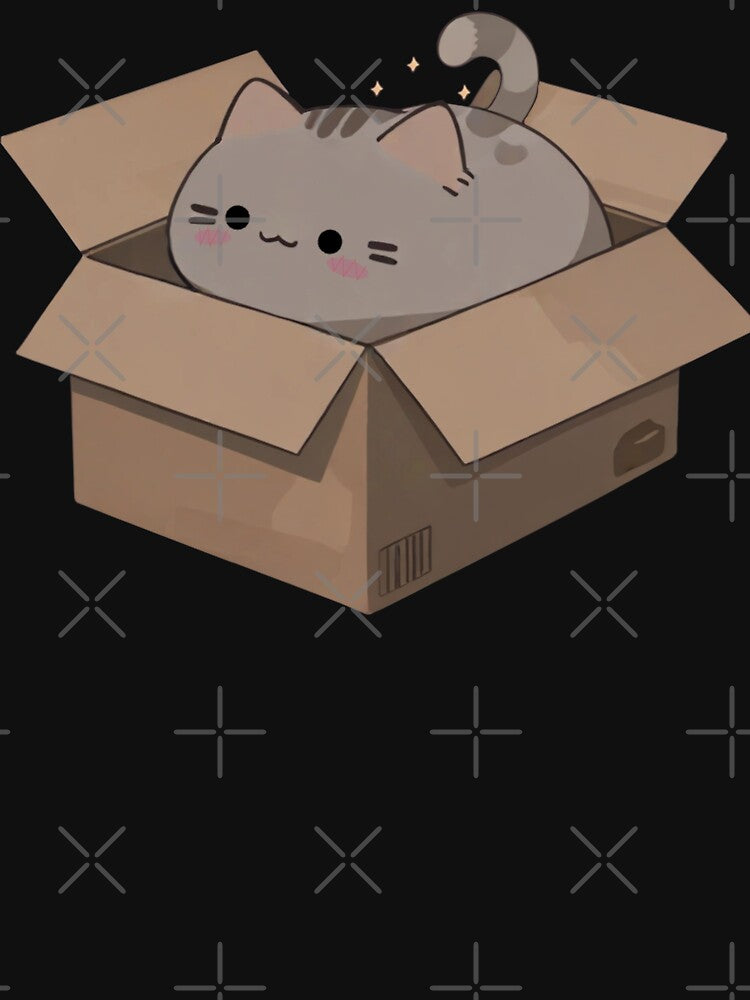 Squishy Potato Cat in Box by TheSwordMachine