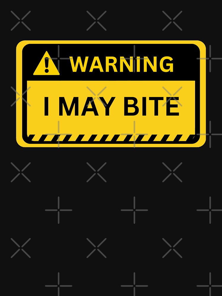warning I may bite by nikolaiart