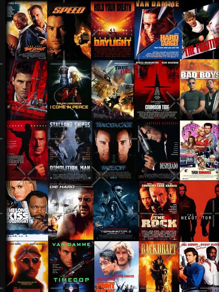 1990s Action Movie Classics by Fed Up Design & Creation