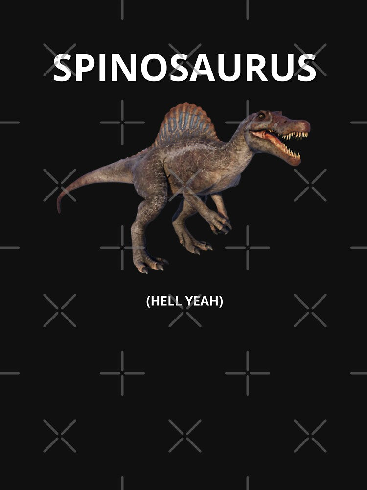 Spinosaurus Hell Yeah Shirt – Funny Dino Meme T-Shirt, Men's Humor, Prehistoric Vibes by Fiebertraum Fashion