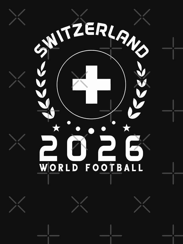 World Cup 2026 Switzerland Football Fan Swiss Supporter T-Shirt_85614346 by rattiya2009