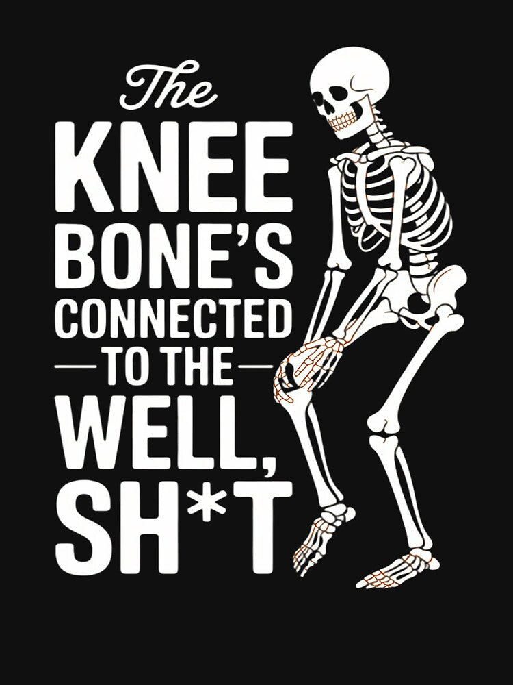 The Knee Bone's Connected To Funny Skeleton by Jadiantukora