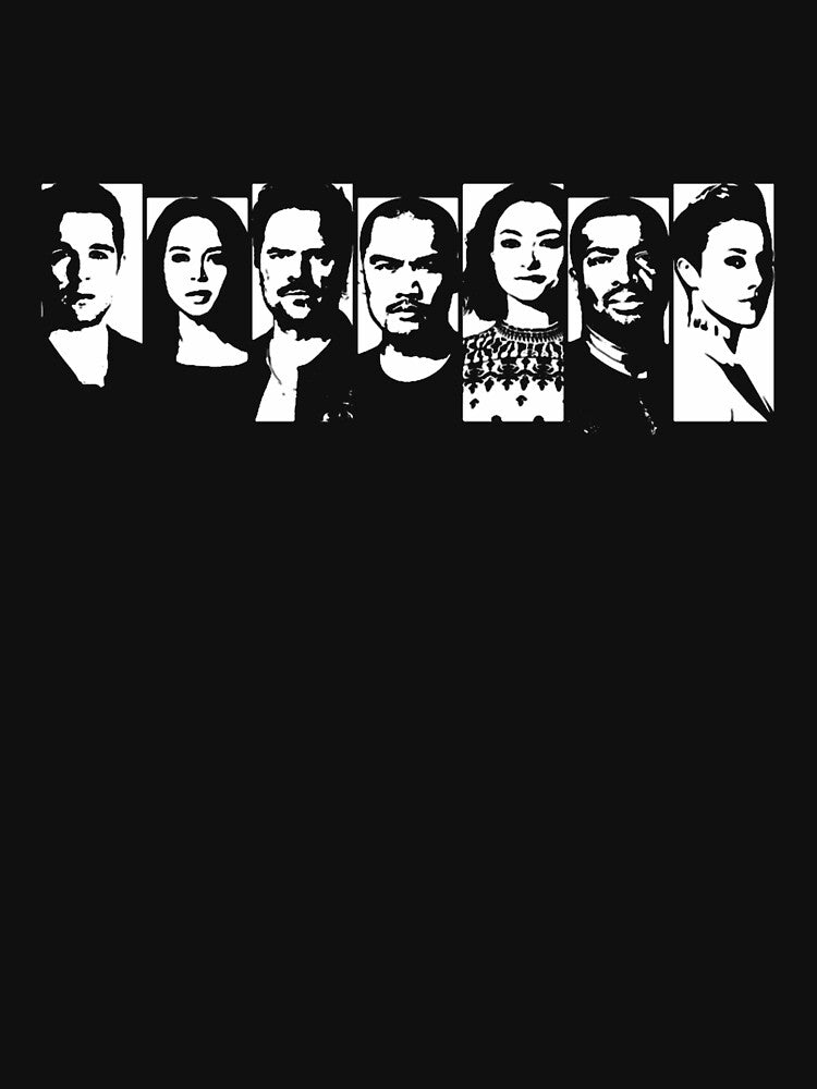 Dark Matter - Raza Crew Stencil Style V-Neck by CasadoAlexandra