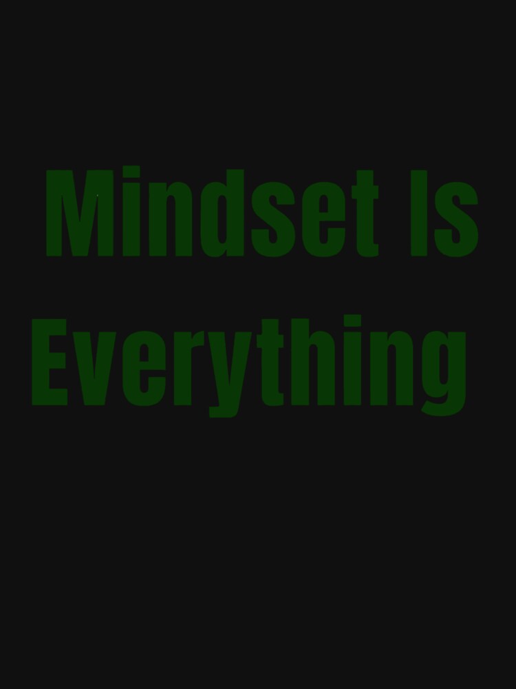 Mindset is Everything – Motivational Fitness Quote by FitAuraStudio