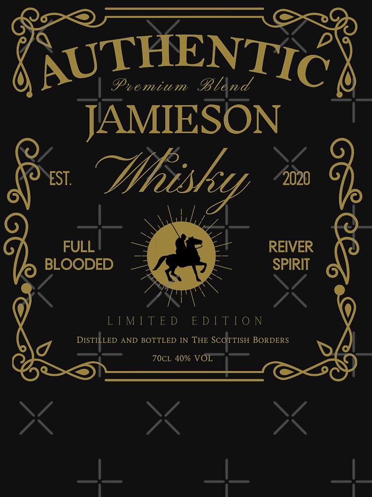 JAMIESON Whisky Label | Border Reivers by yourscotborders