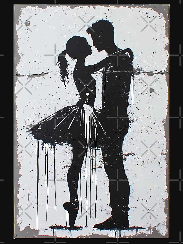Urban Ballerina Love Graffiti by Bansky by Style2Vie