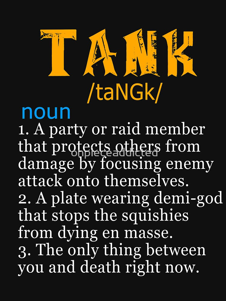 Funny Tank Shirt WoW T-Shirt Gaming by onpieceaddicted