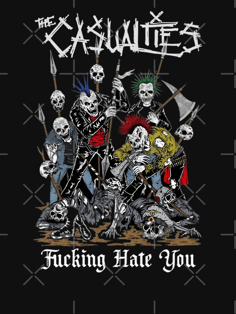 The Casualties Street Punk Band by KWADX Drones Apparel