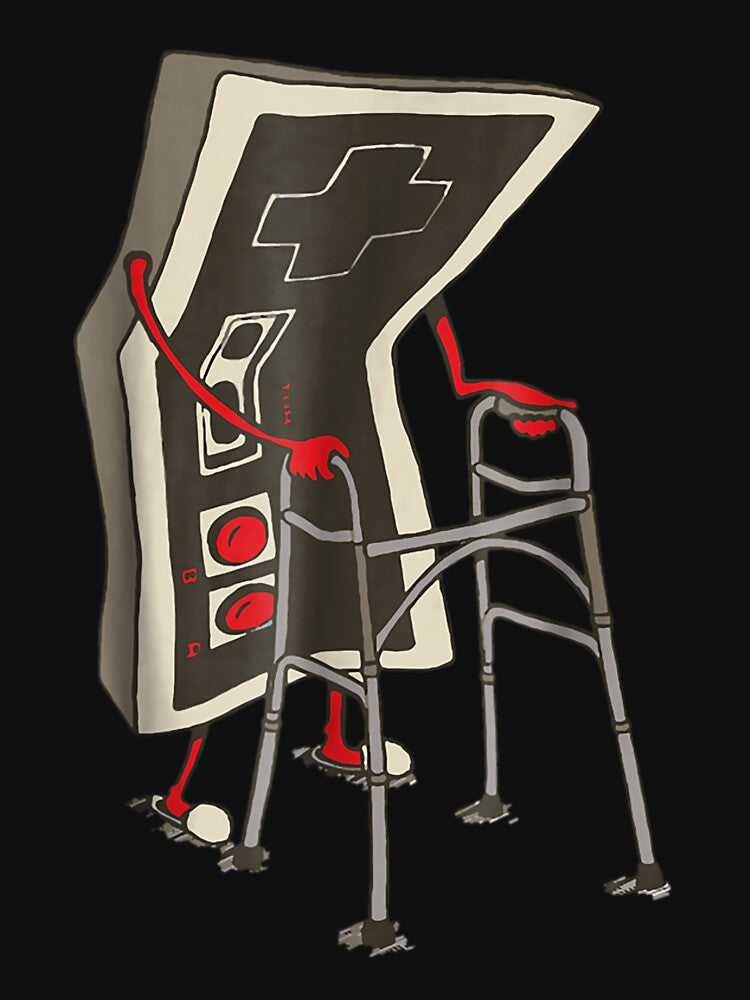 Old Gamer Tshirt Retro Video Game, Old Gamer by CONNORMADIZO