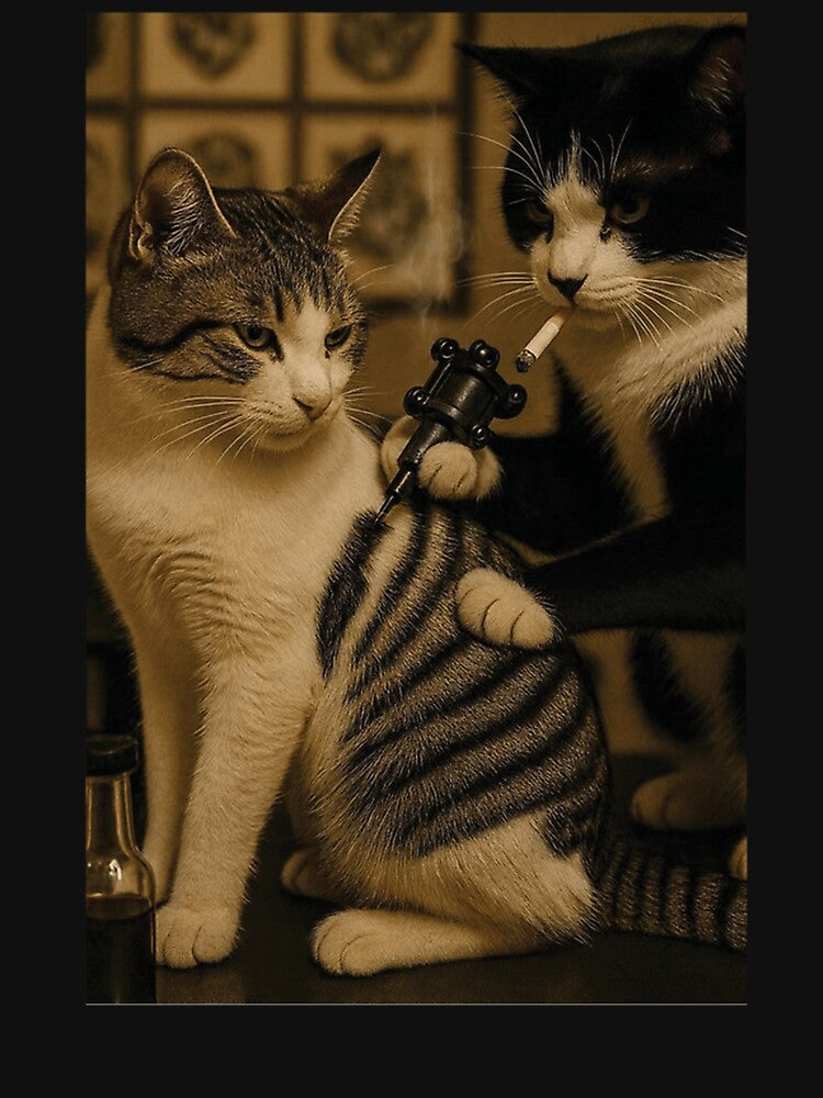 Funny Cat Tattoo Meme by DunkDeep