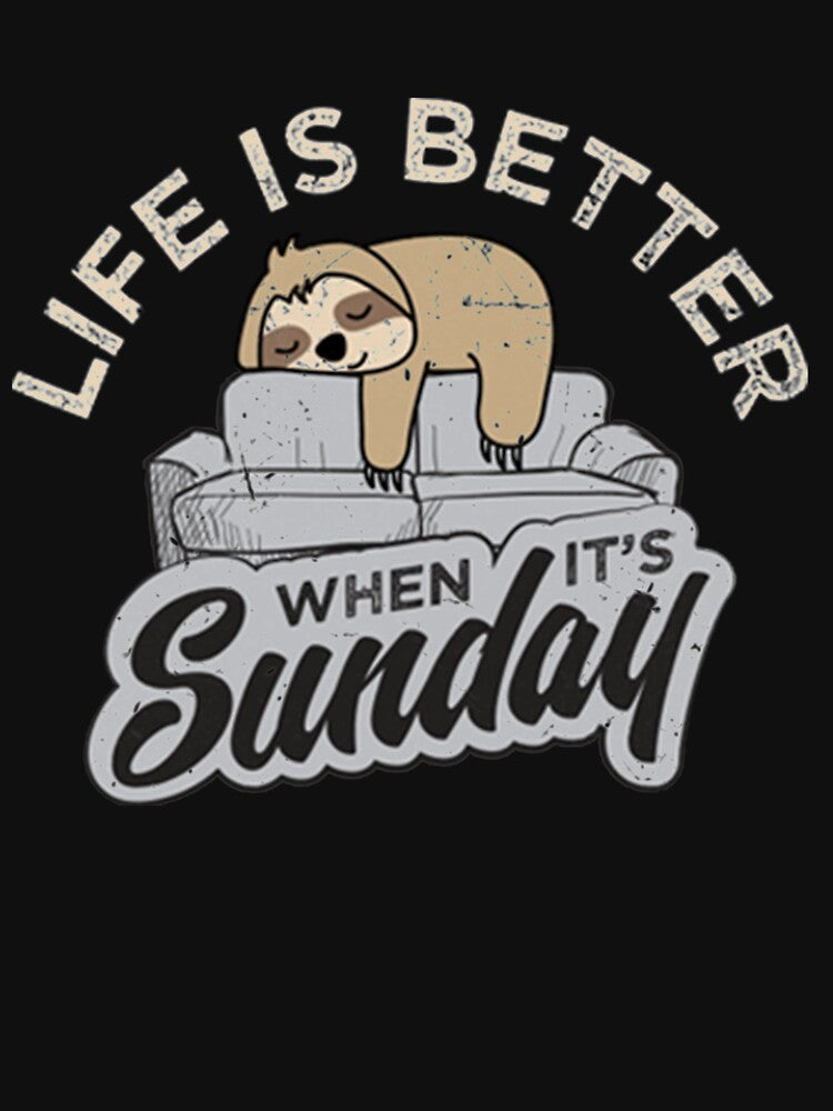 Lazy Day Sloth Classic by PixelsNotPens
