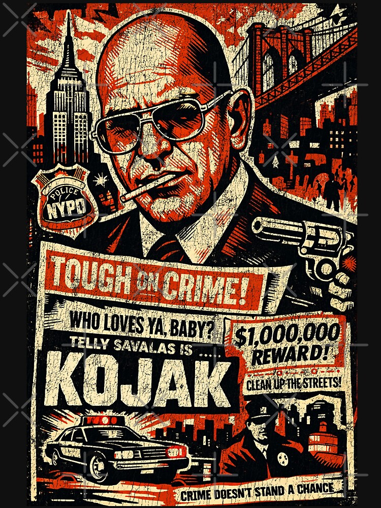 Telly Savalas is KOJAK Vintage by markusvertikal
