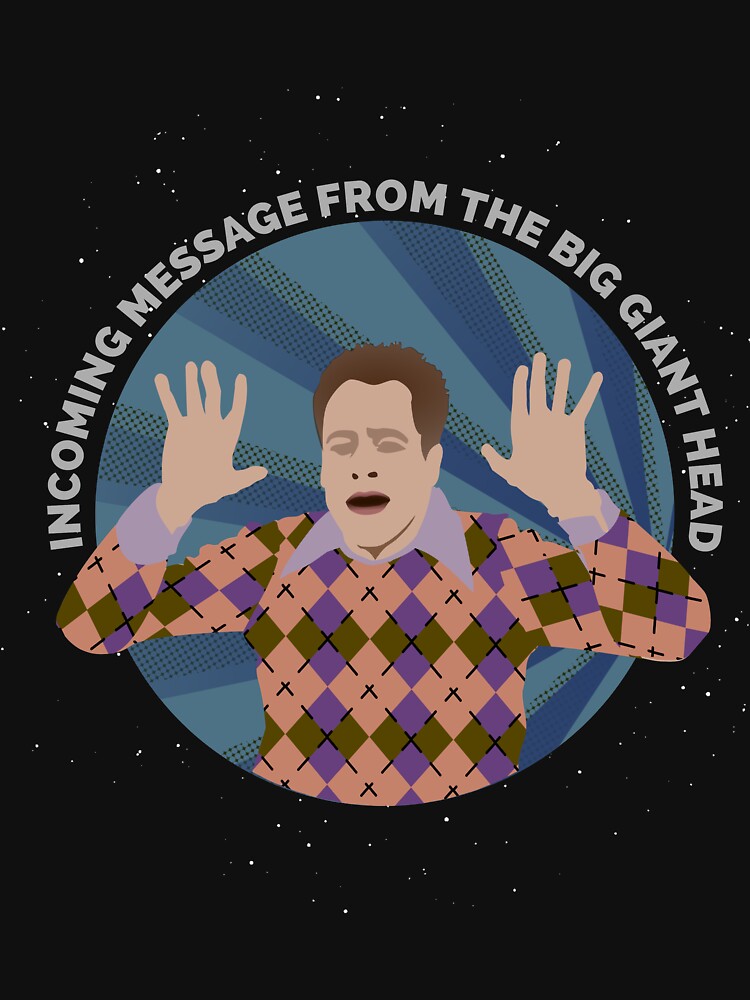 Incoming message from the big giant head - Harry Solomon - 3rd Rock from the Sun by JoannaFeely