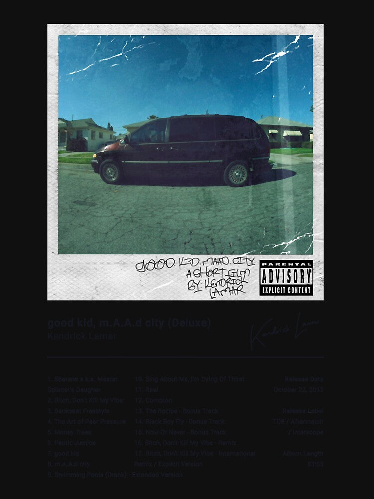 Kendrick Lamar - good kid, m.A.A.d city (Deluxe) - Album Art Classic by LouLucarelli
