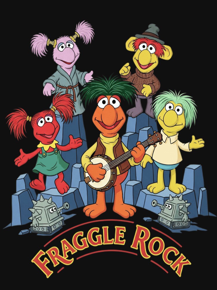 Fraggle Rock Band Group Retro Cartoon Graphic Design by ArmandinaAck1
