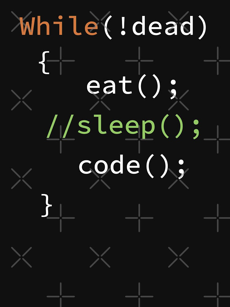 Eat Sleep Code Repeat - Funny Programmer by silverhexagon