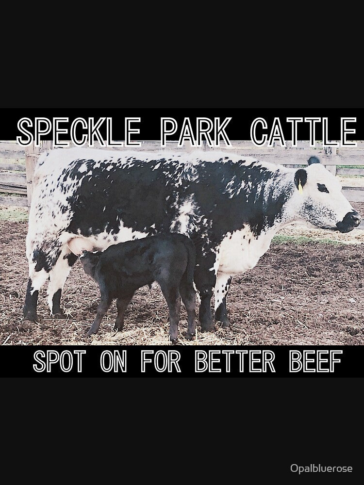 SPECKLE PARK CATTLE, SPOT ON FOR BETTER BEEF by Opalbluerose