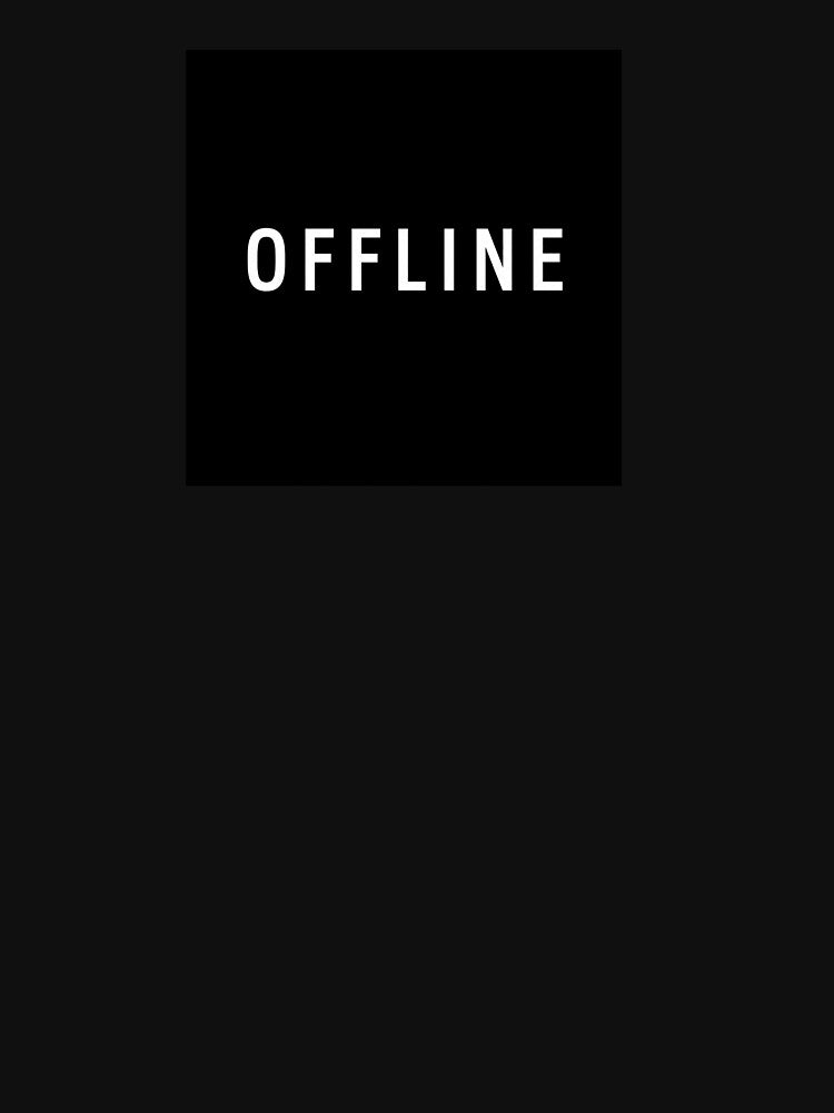 OFFLINE – Minimalist Introvert dark design by SkullVor