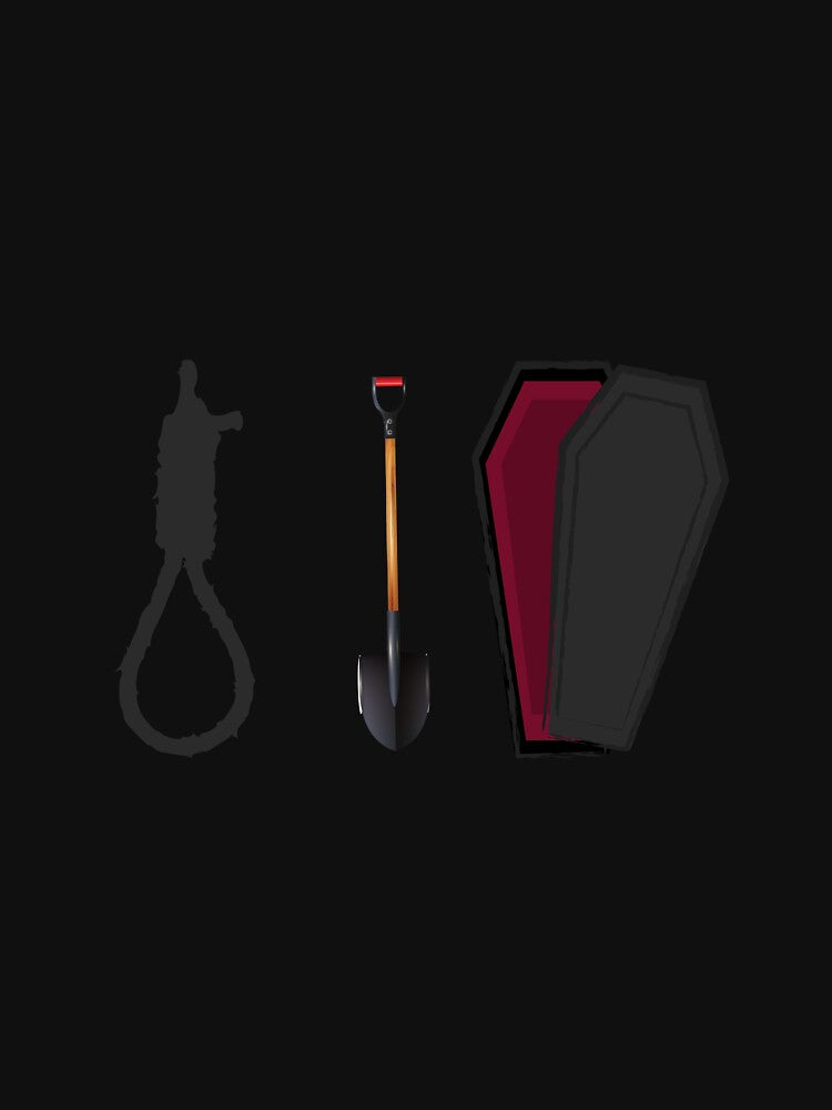 Rope Shovel Coffin by creatinginlove