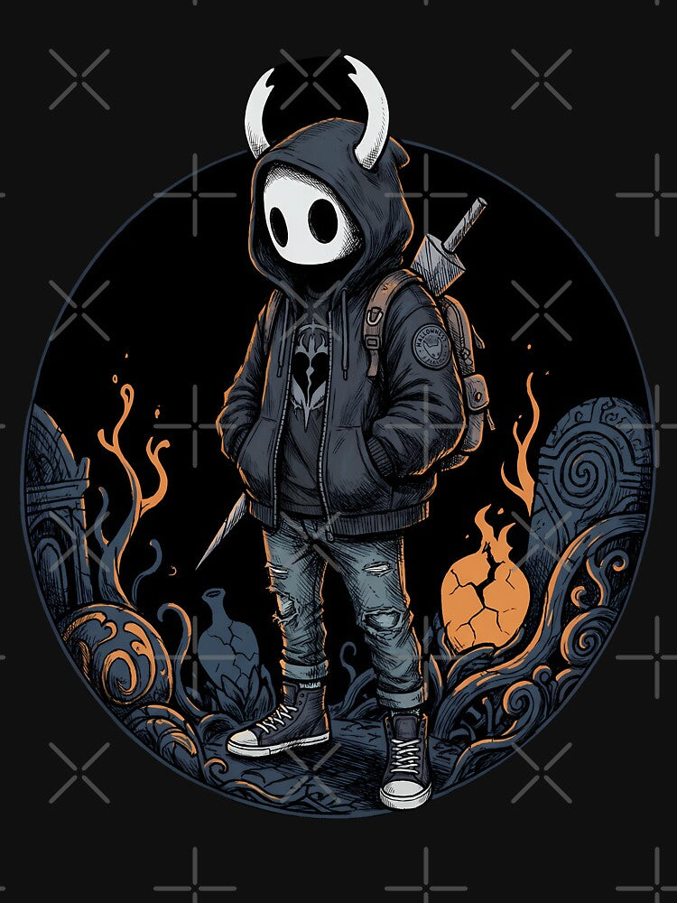 Hollow Knight Ghost: Urban Streetwear Void Tendrils by Senpaiwaves