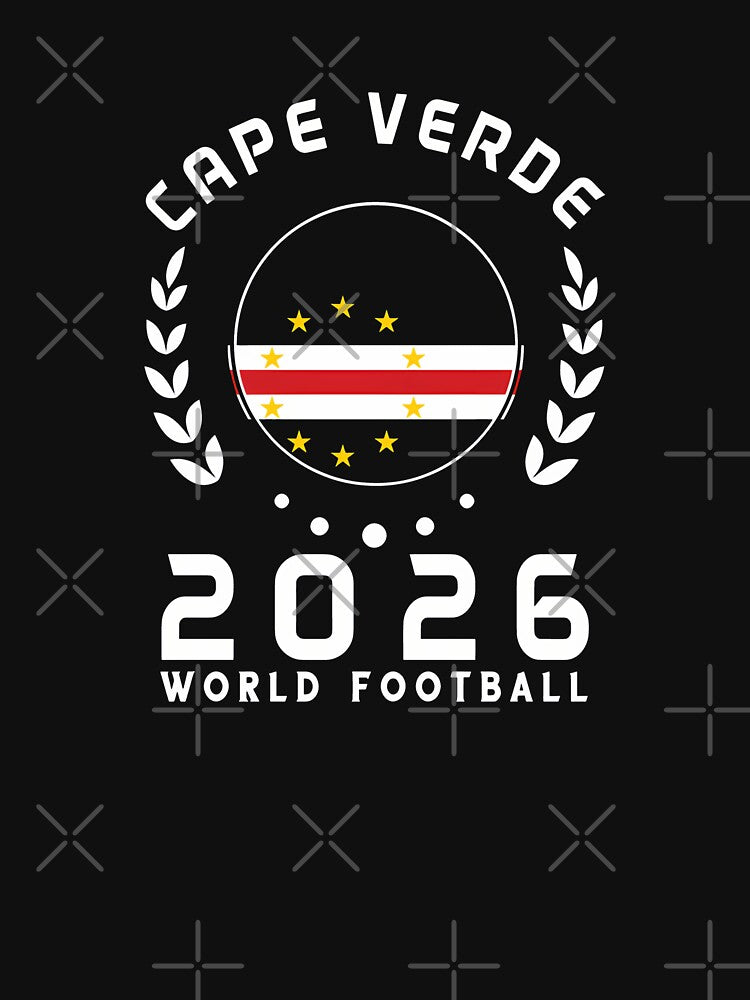 World Cup 2026 Cape Verde Football Fan Cape Verdean Supporter Gift T-Shirt_85310196 by rattiya2009